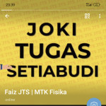 Faiz JTS | MTK Fisika